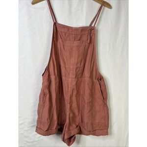Abercrombie & Fitch Dusty Rose Cotton Romper